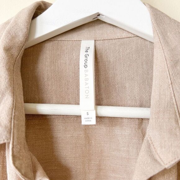 Babaton Utility Linen Blend Shirt - Picture 8 of 11